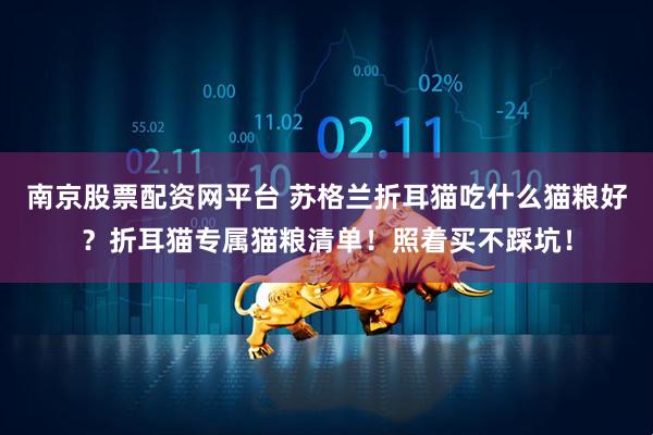 南京股票配资网平台 苏格兰折耳猫吃什么猫粮好？折耳猫专属猫粮清单！照着买不踩坑！